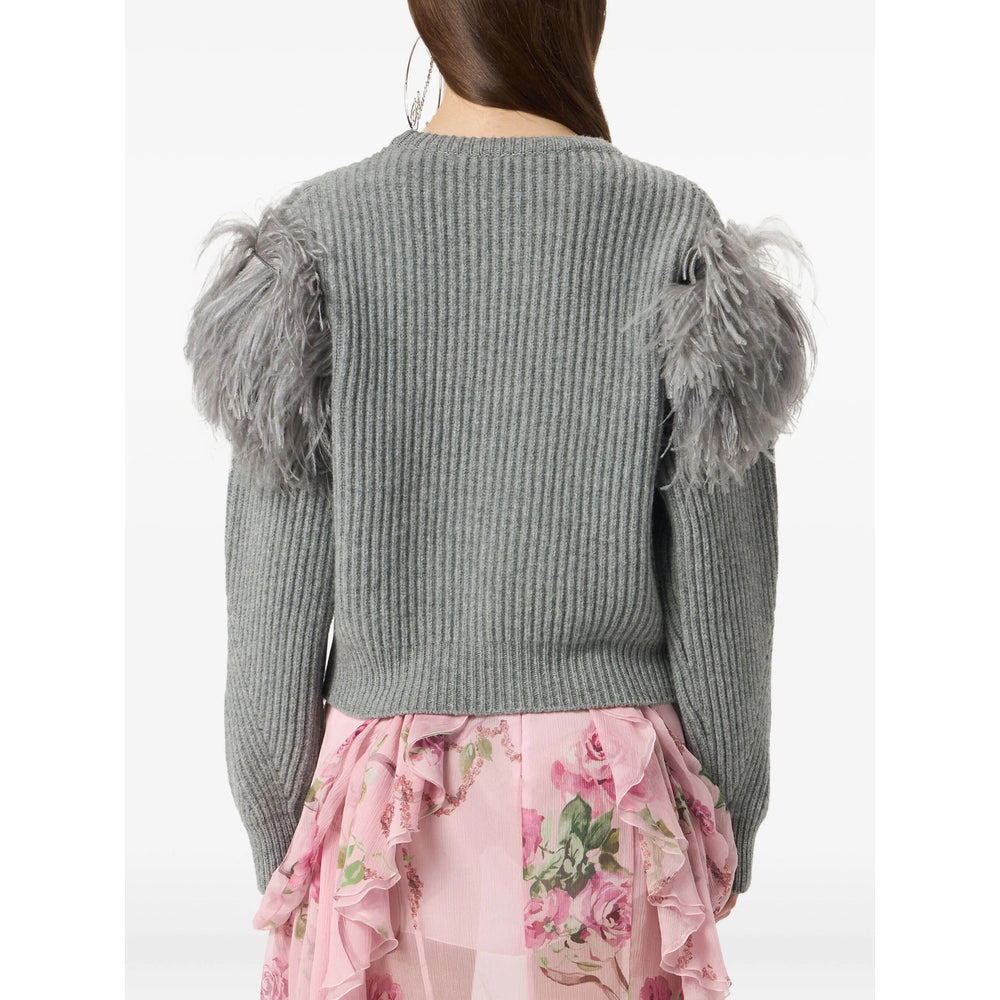 Blumarine Grey Knitwear - Jumpers Women - 3