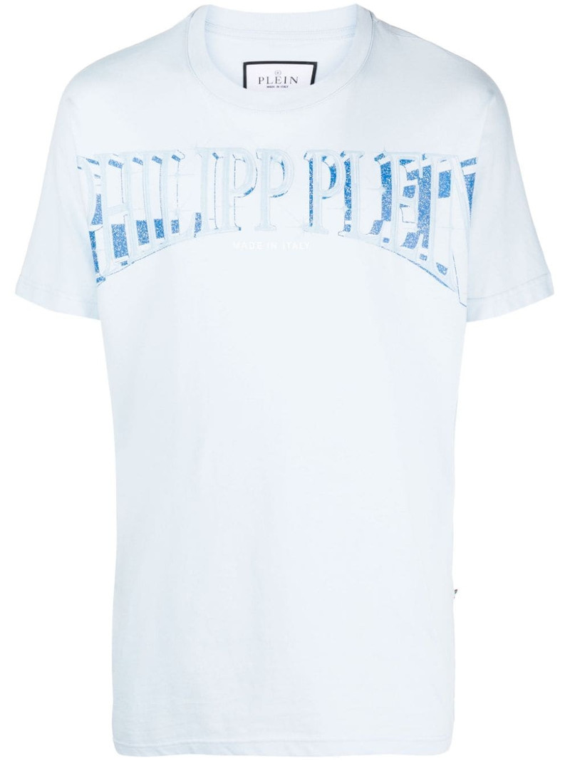 logo-print cotton T-shirt 1