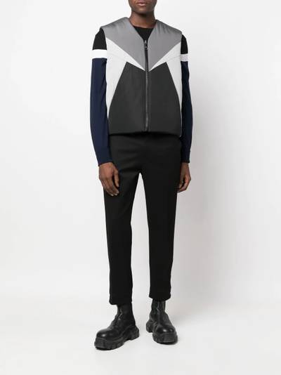 Neil Barrett colour-block panel gilet outlook