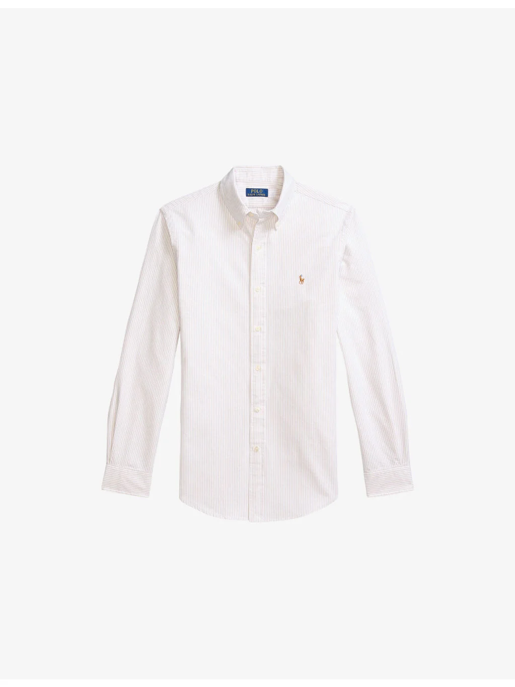 Custom-Fit Striped Cotton Oxford Shirt - 1