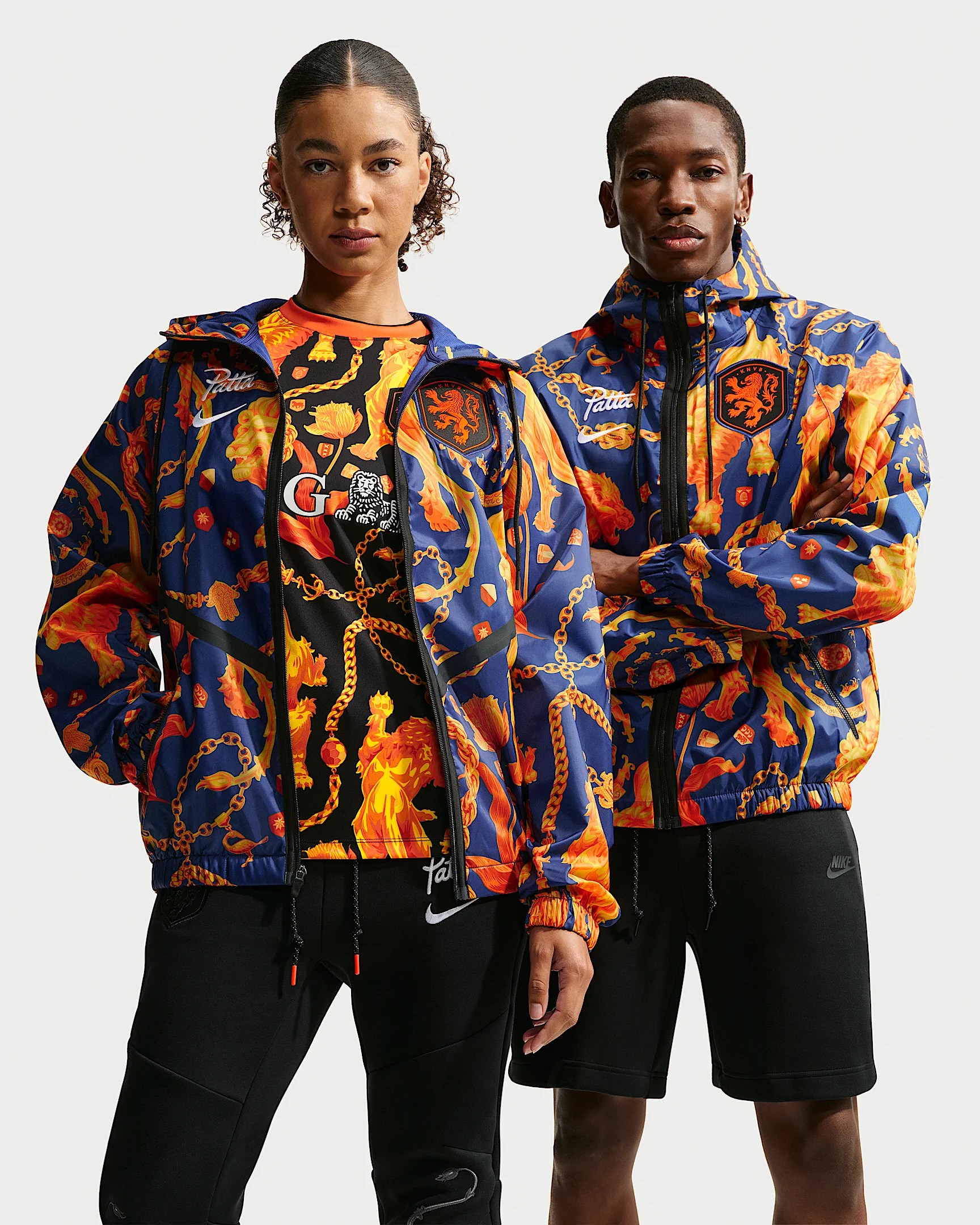 Netherlands x Patta Men's Anthem Jacket - 1