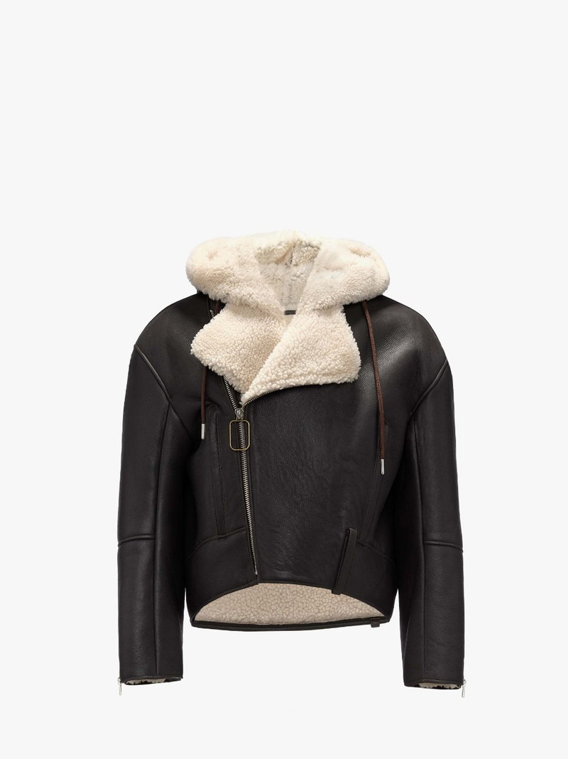 HOODED BIKER JACKET 1