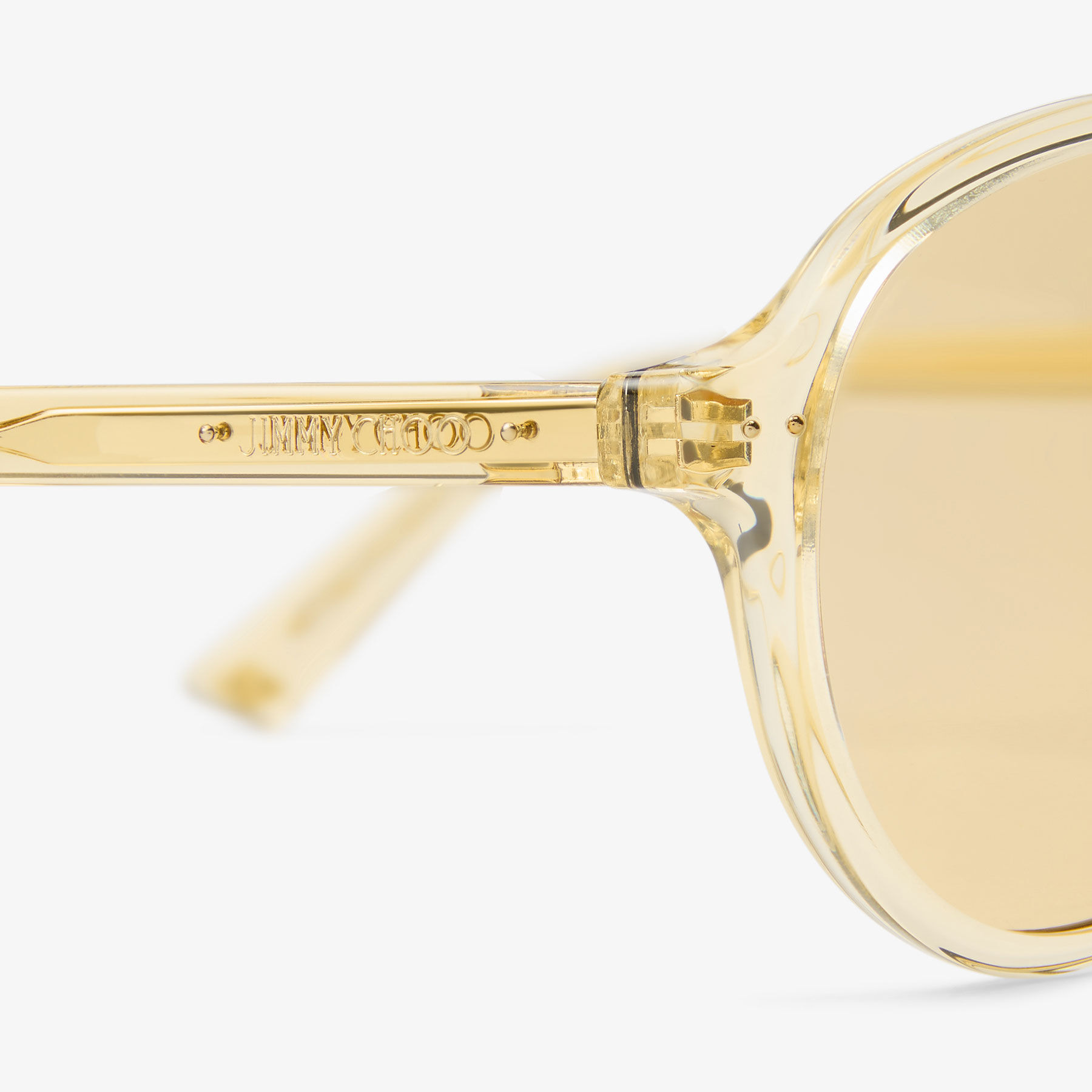 Vira
Transparent Yellow Aviator Sunglasses - 3