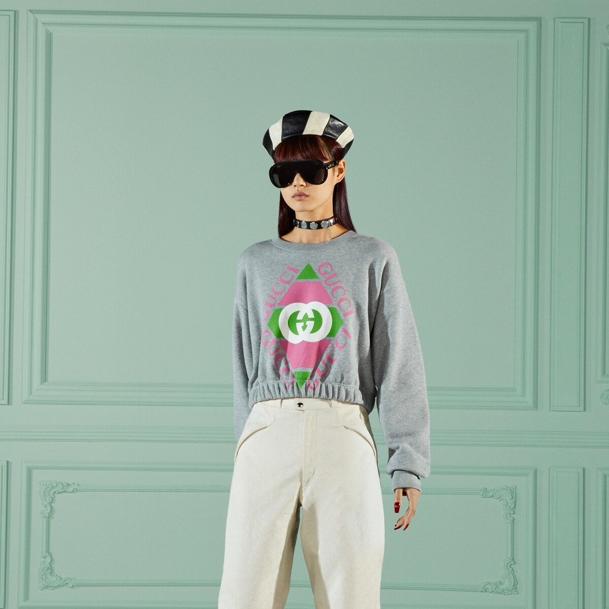Cotton jersey sweatshirt - 5
