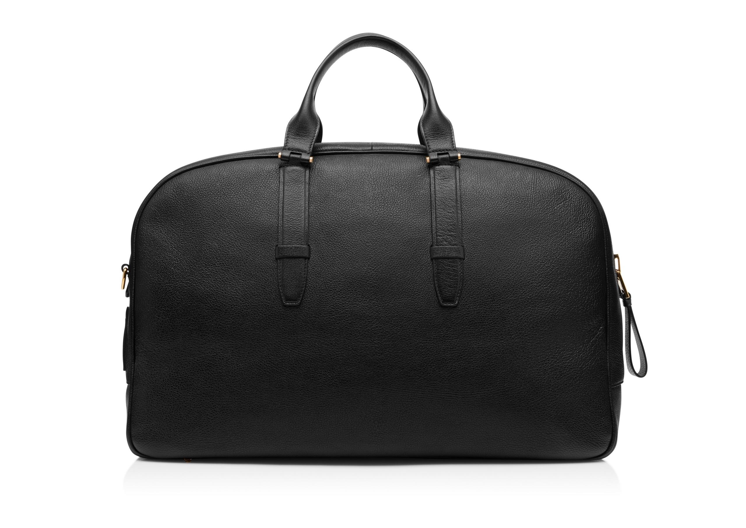 GRAIN LEATHER BUCKLEY BOWLING BAG - 3