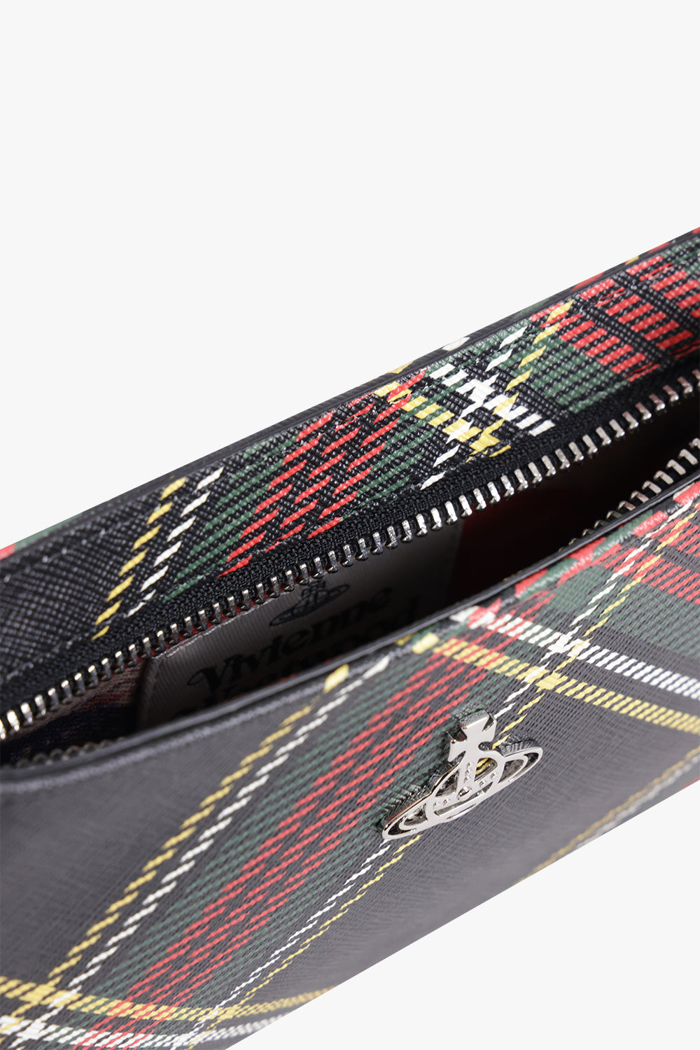 TASHA SILHOUETTE ORB SHOULDER PRINT BAG | TARTAN - 3