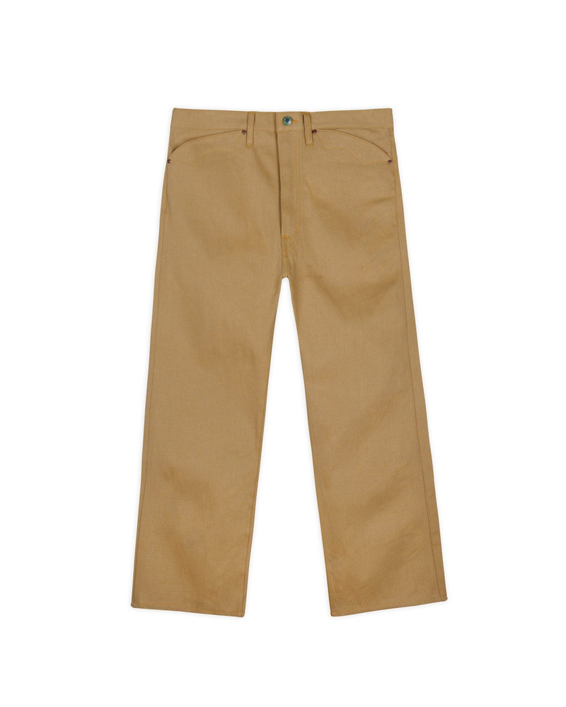 Type 00 13.5oz Selvedge Bull Denim - Tan 1