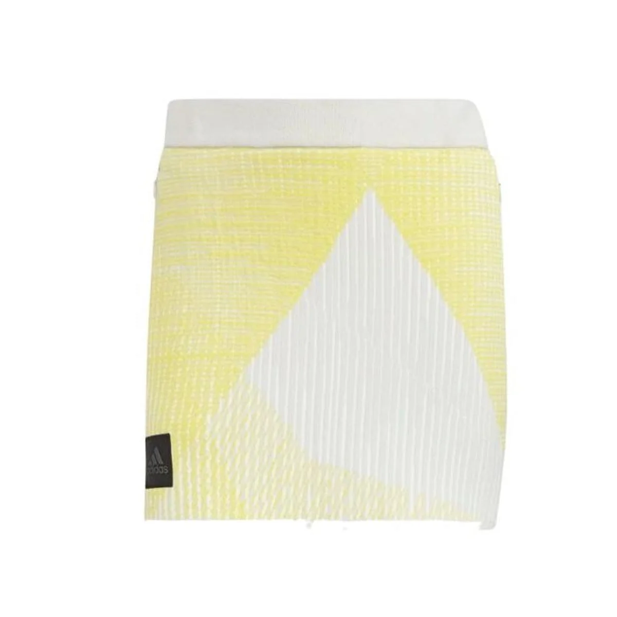 (WMNS) adidas Statement Primeknit Skirt 'Yellow White' HG1689 - 1