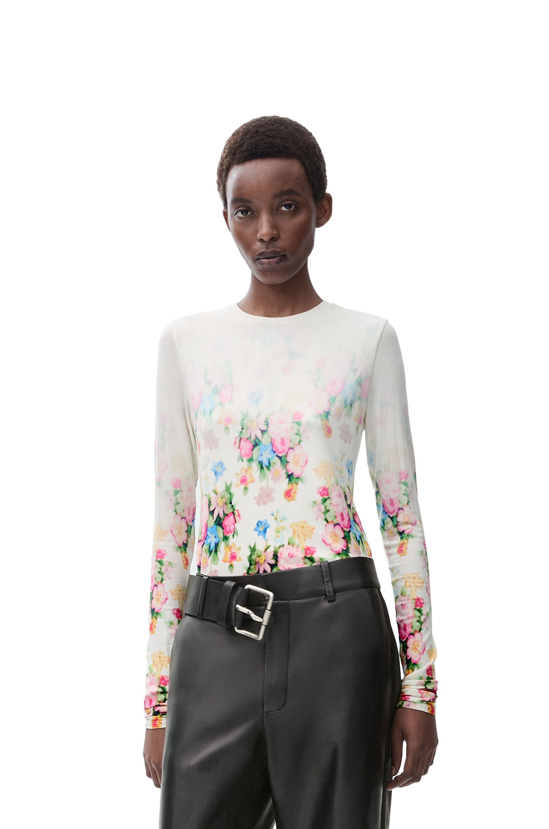 Long sleeve top in modal - 3