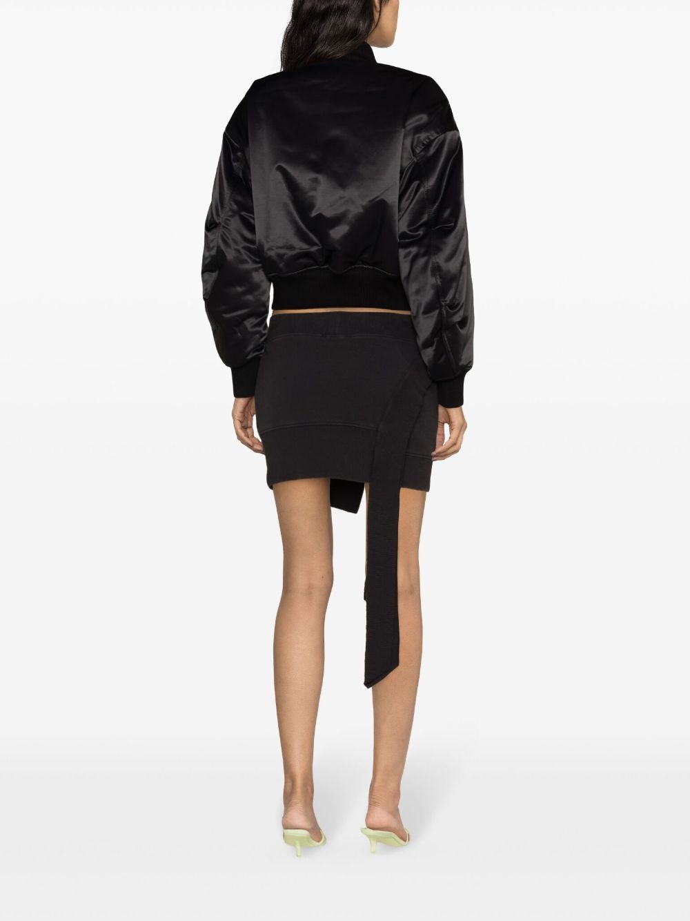 logo-tag padded bomber jacket - 4