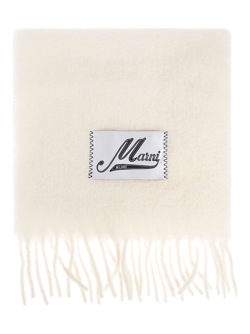 logo-patch scarf - 1