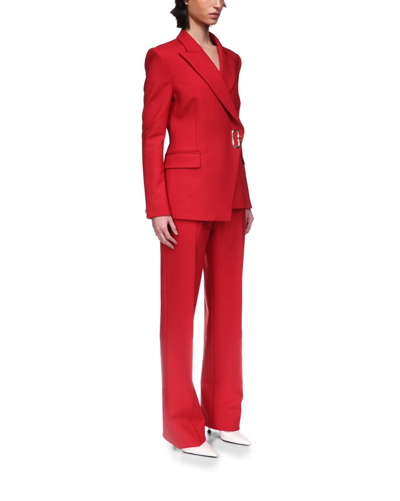 Asymmetric Double Breasted Jacket | Casablanca Paris - 5