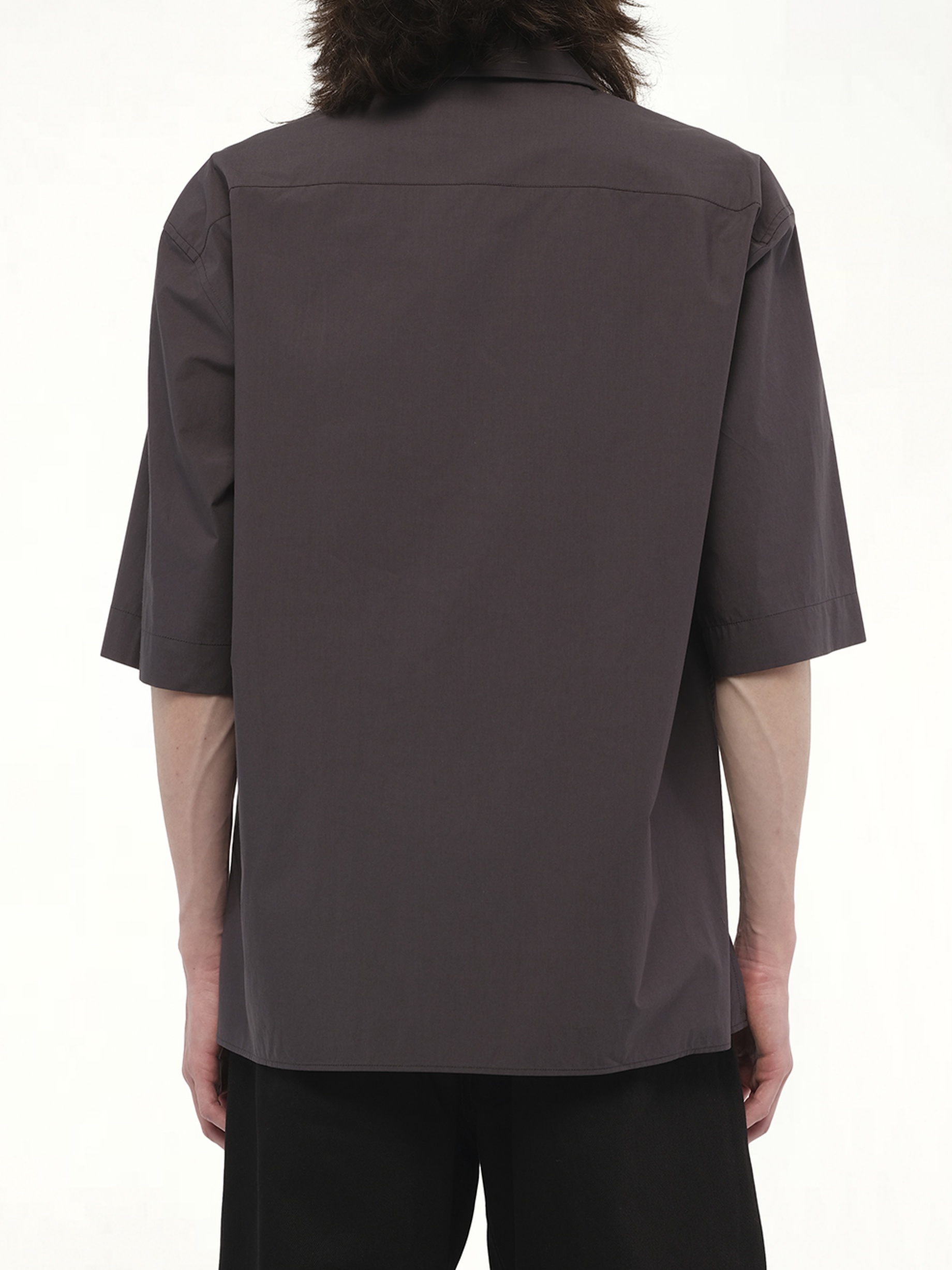 Convertible Shirt in Charcoal - 5