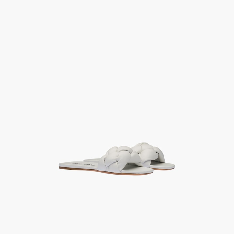Miu Miu Flat nappa leather sandals outlook