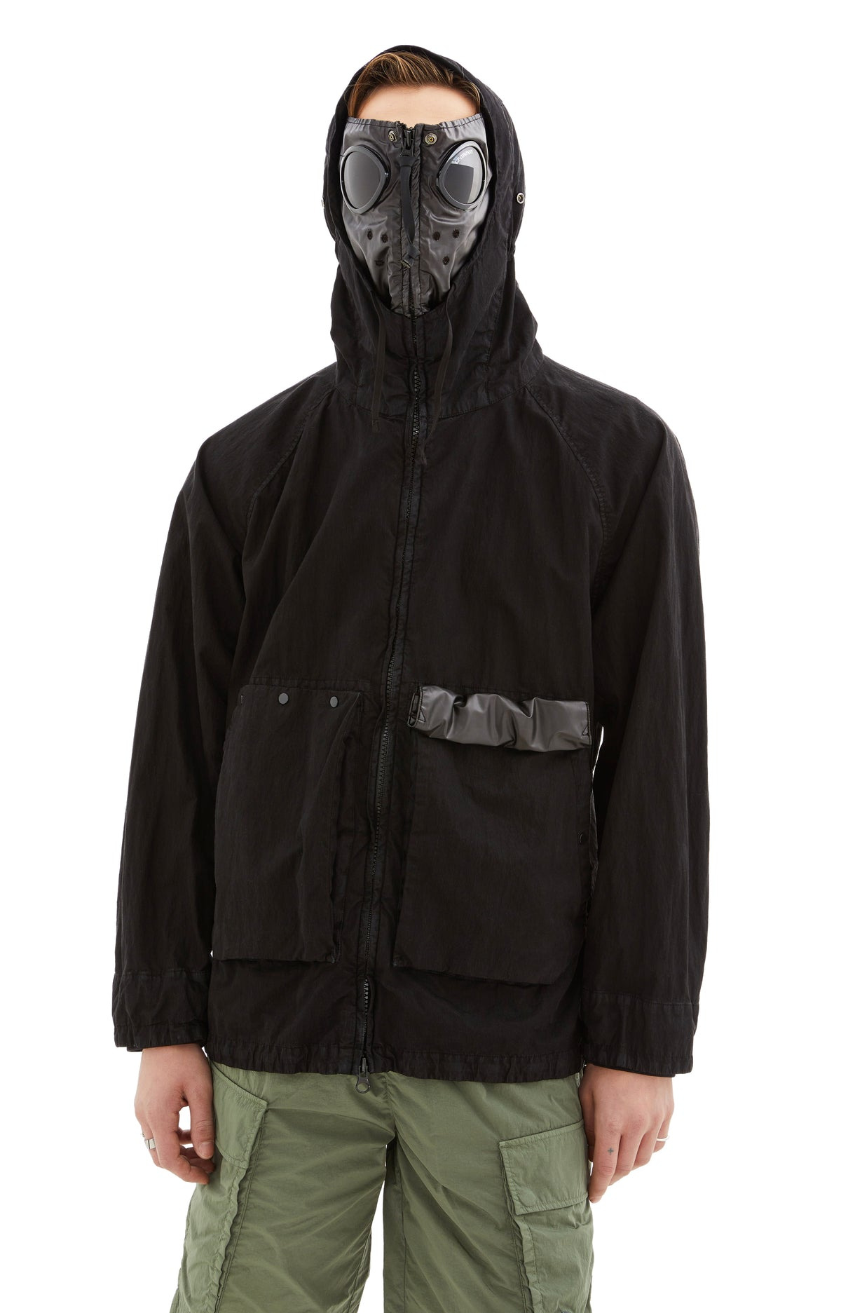 50 FILI GUM MIXED OUTERWEAR-MEDIUM JACKET (BLACK) - 1