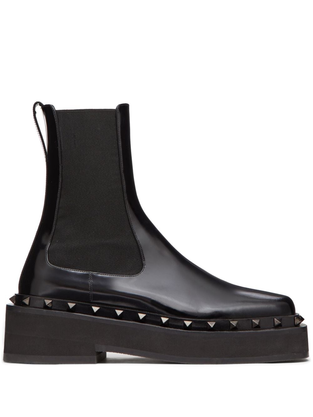 M-Way Rockstud Beatle leather boots - 1