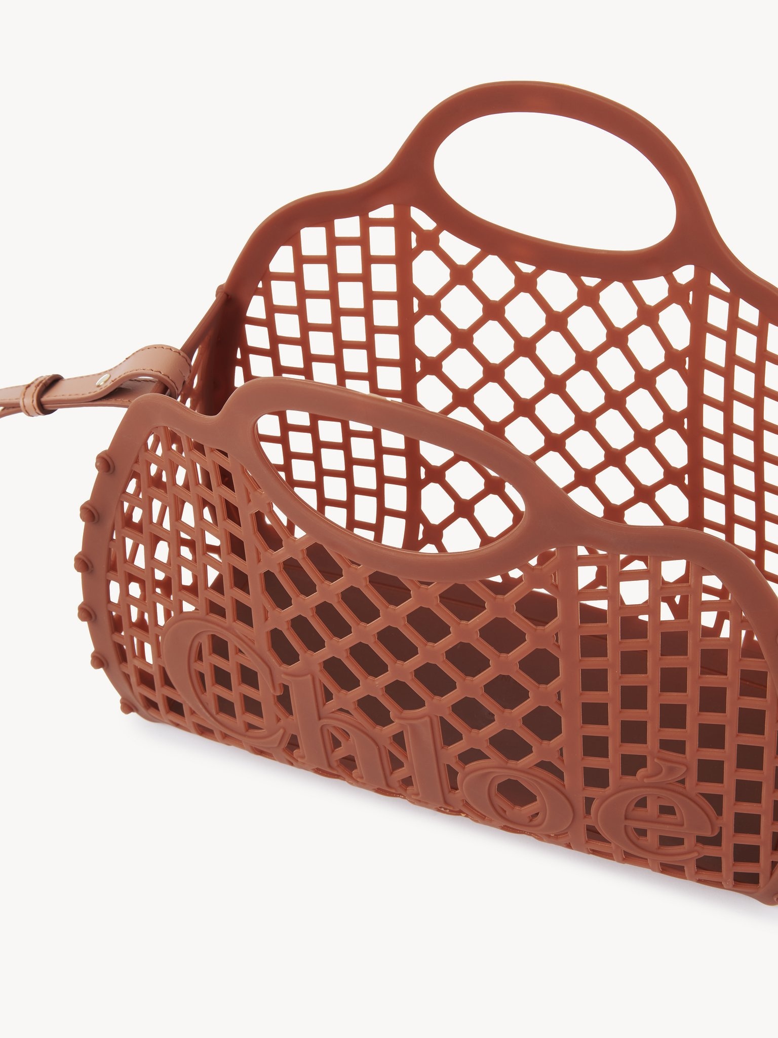 CHLOÉ CAGE TOTE BAG IN JELLY - 5