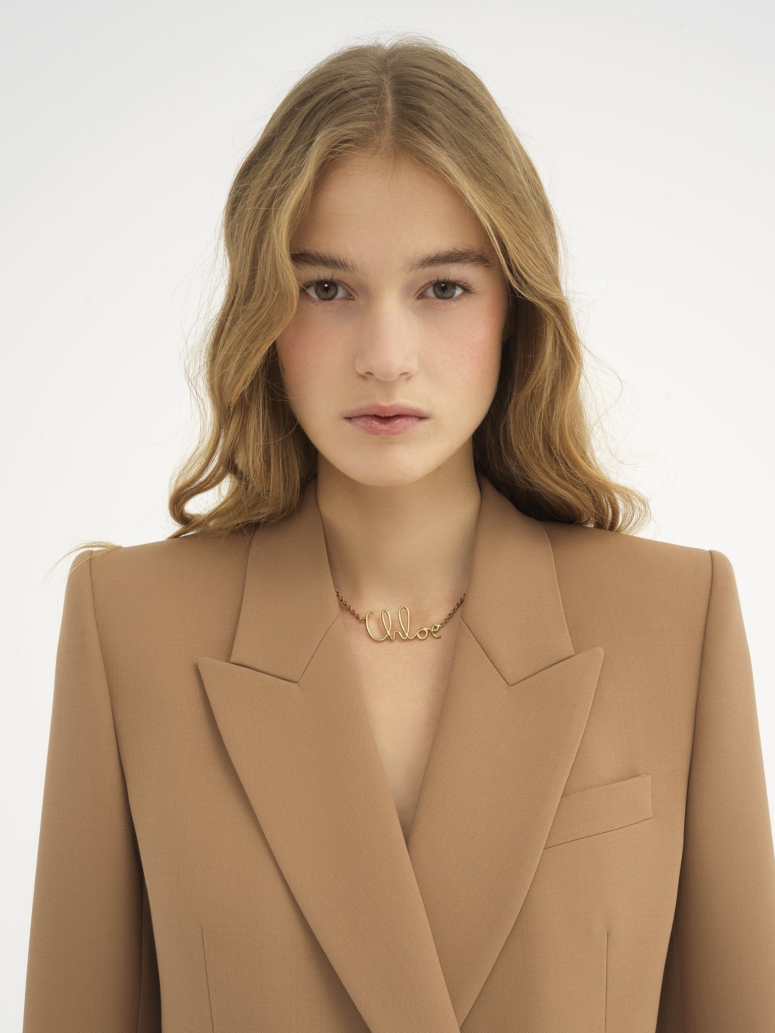 Chloé TAILORED JACKET IN WOOL GRAIN DE POUDRE | REVERSIBLE
