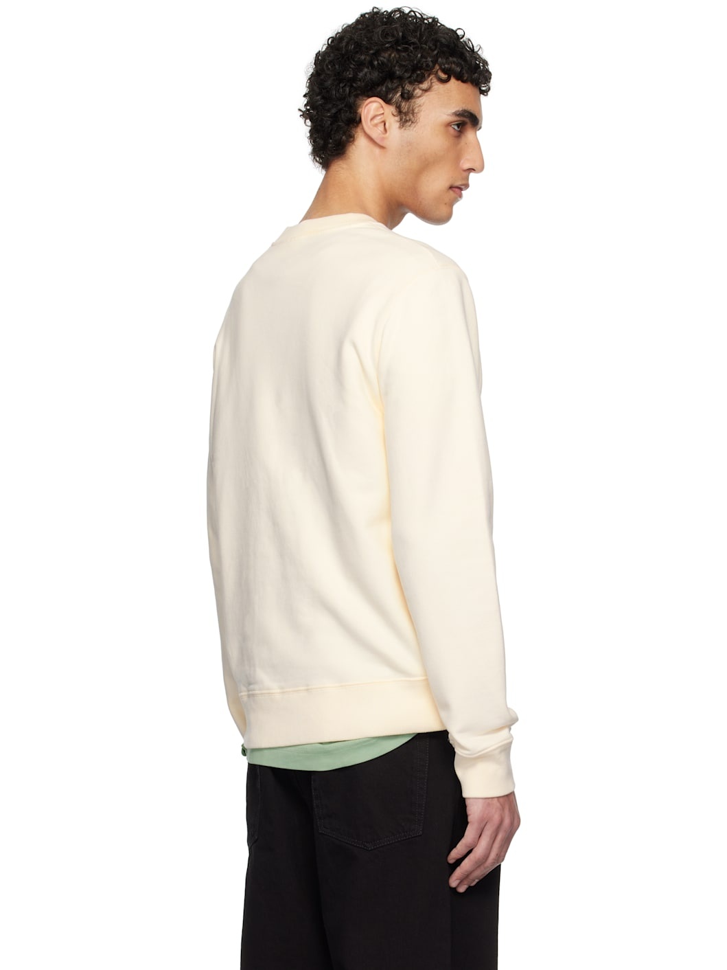 Off-White Barista Fox Patch Regular Sweatshirt - 3