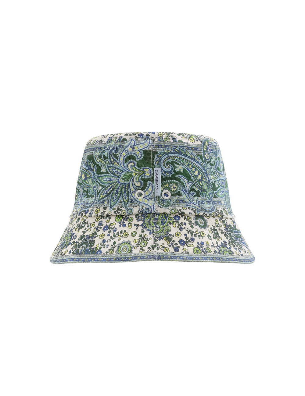 PRINTED CANVAS BUCKET HAT - 4