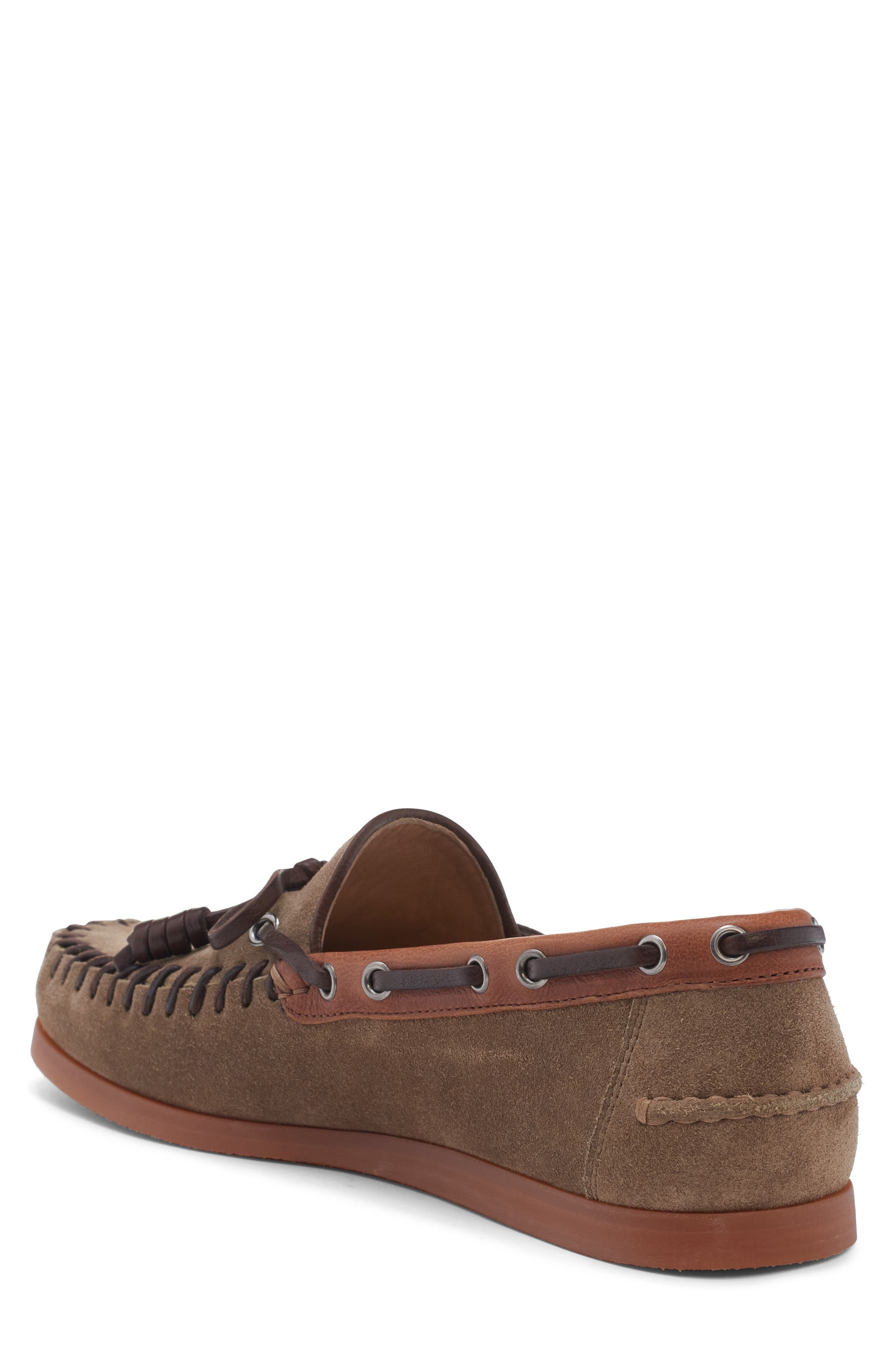 Valentino Garavani VLOGO Boat Shoe in Tobacco at Nordstrom - 2