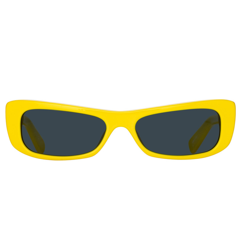 Capri Rectangular Sunglasses in Celadine - 1