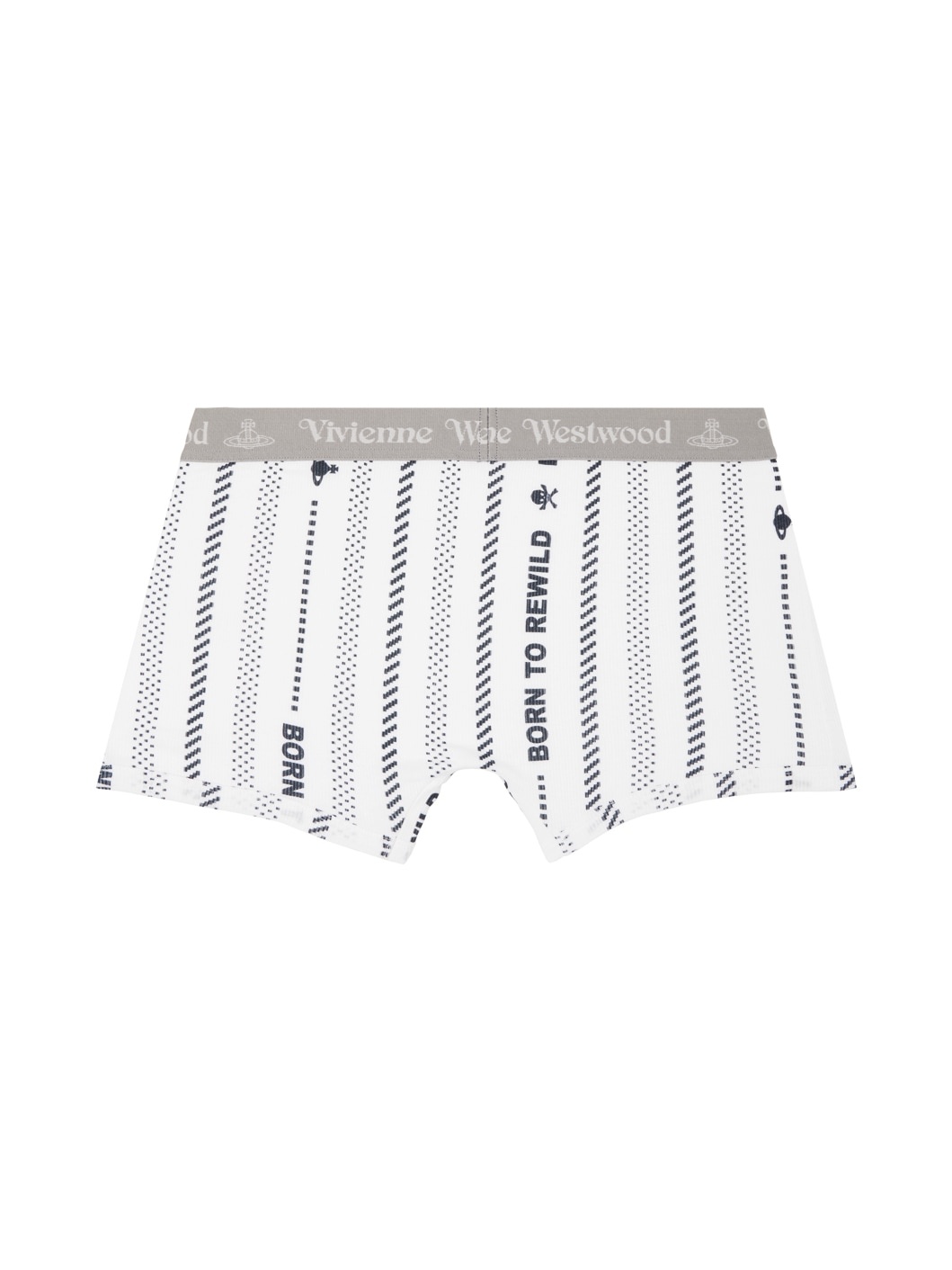 White Printed Boxers - 2