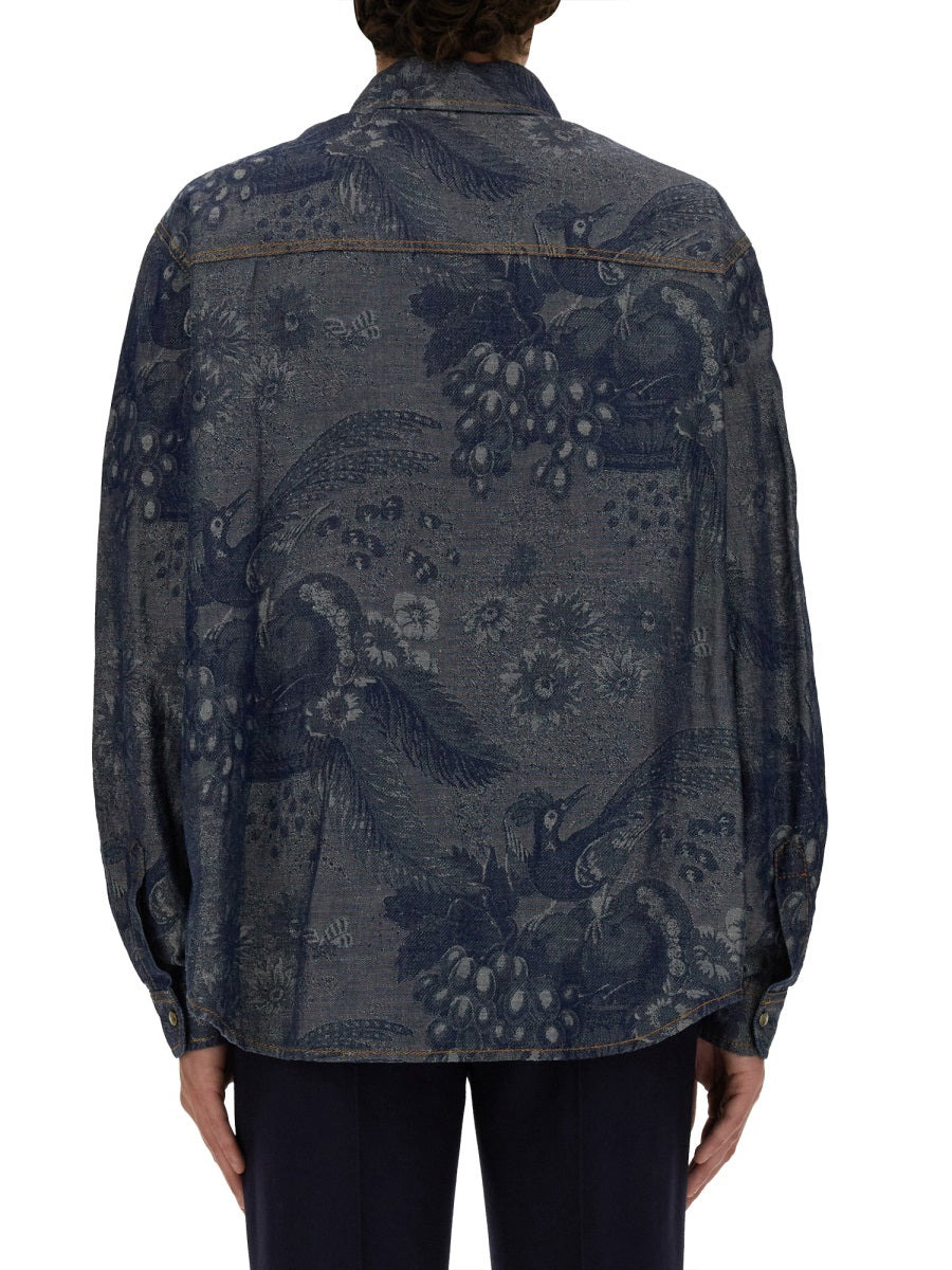 Etro Men Paisley Pattern Shirt - 3