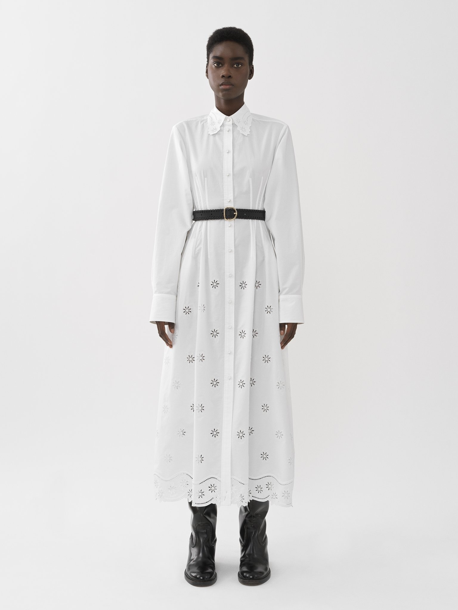 LONG SHIRT DRESS - 2