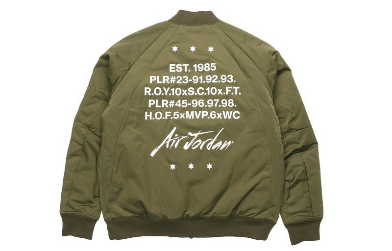 Jordan Air Jordan MA-1 aviator Jacket Sports Green AV5999-395 outlook