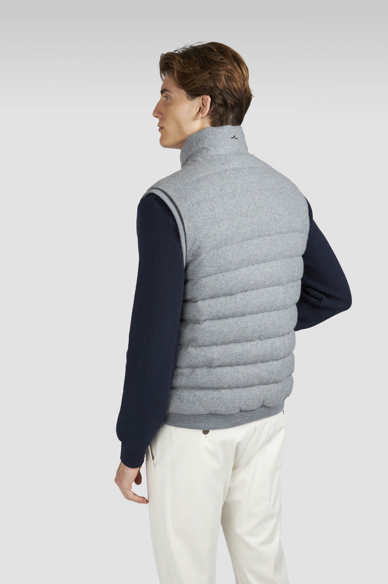 PADDED GILET IN WOOL AND CASHMERE 3