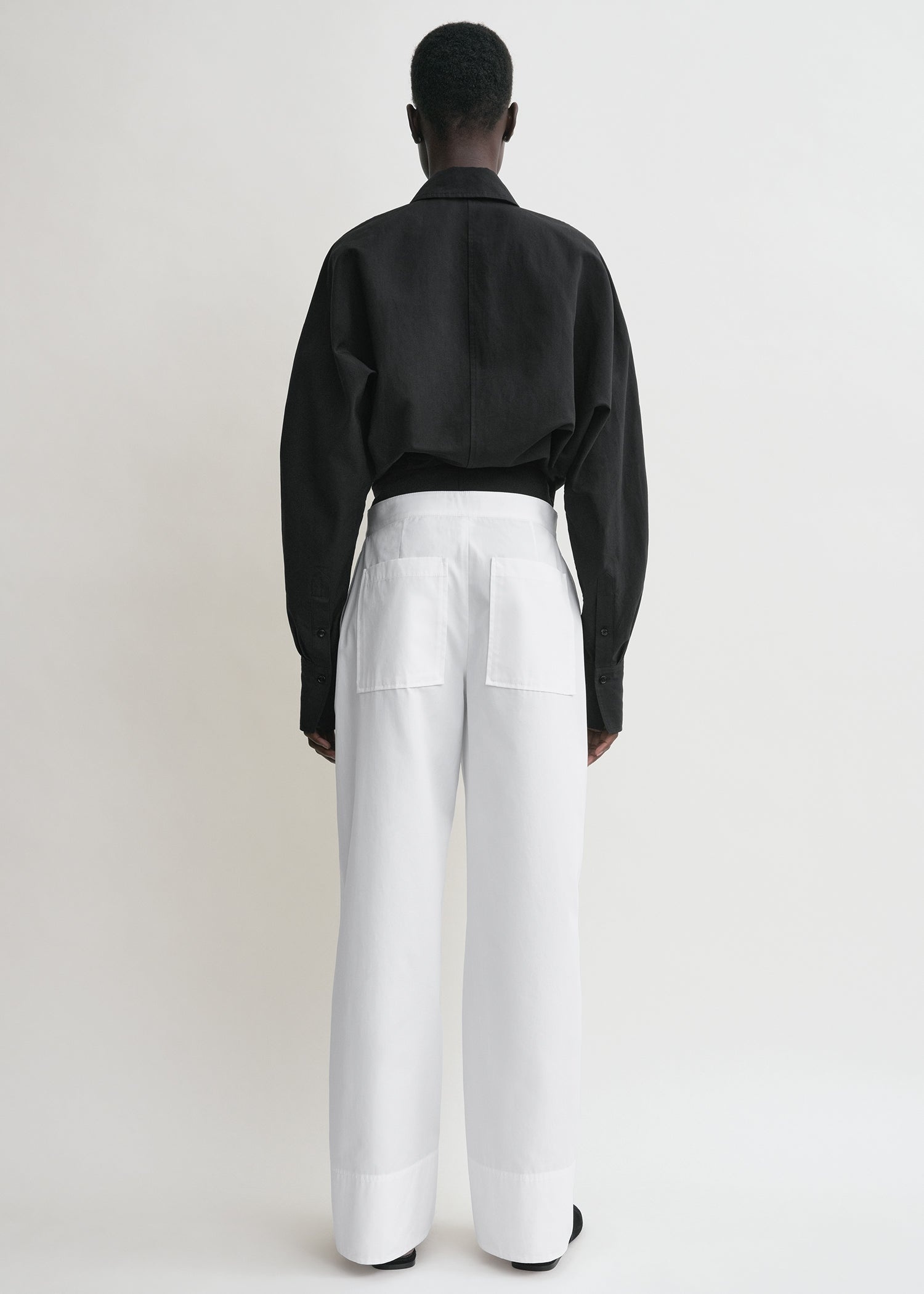 Wrap blouse black - 4