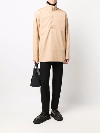 Jil Sander half zip shirt outlook