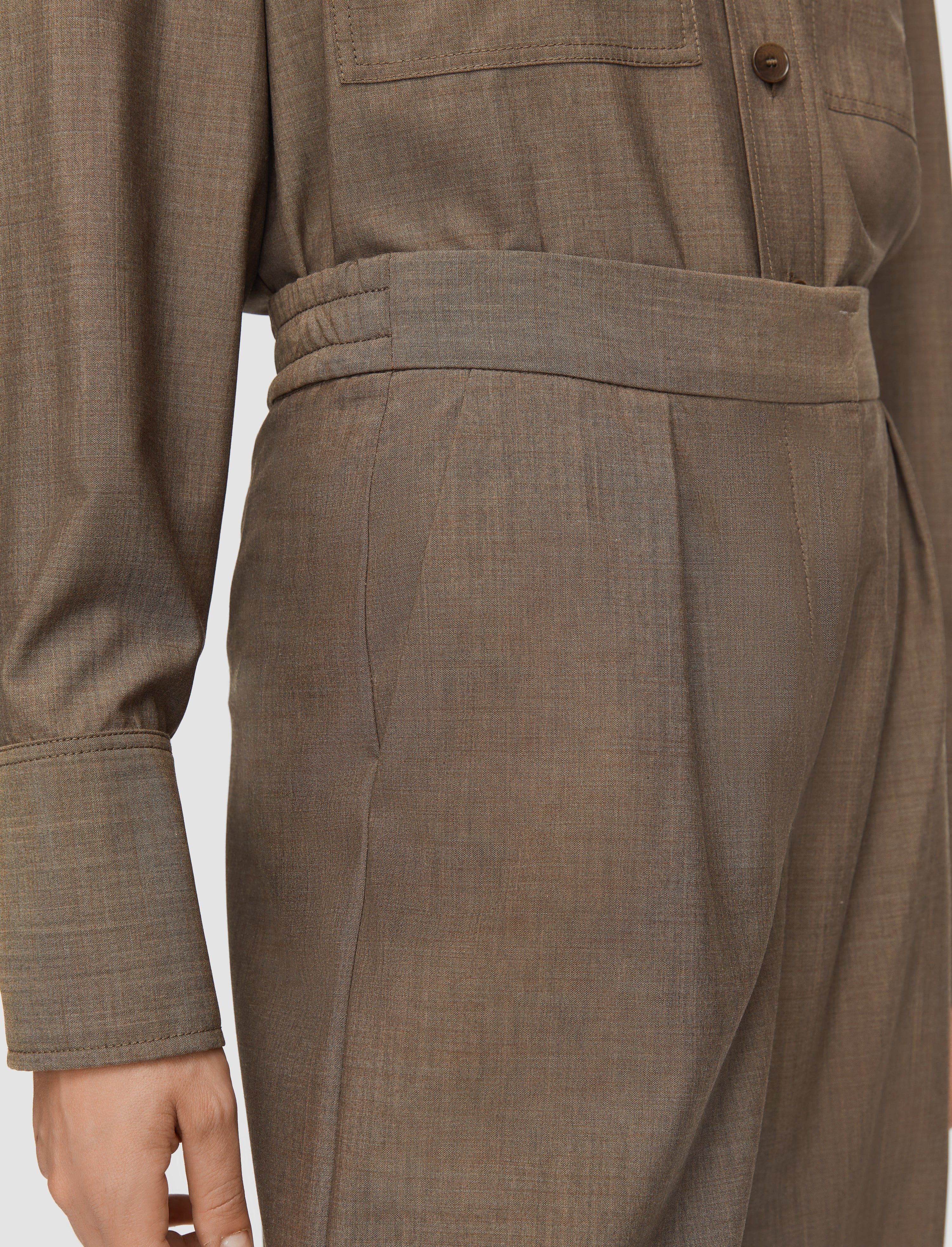 Alanel Light Wool Tailoring Trousers - 5