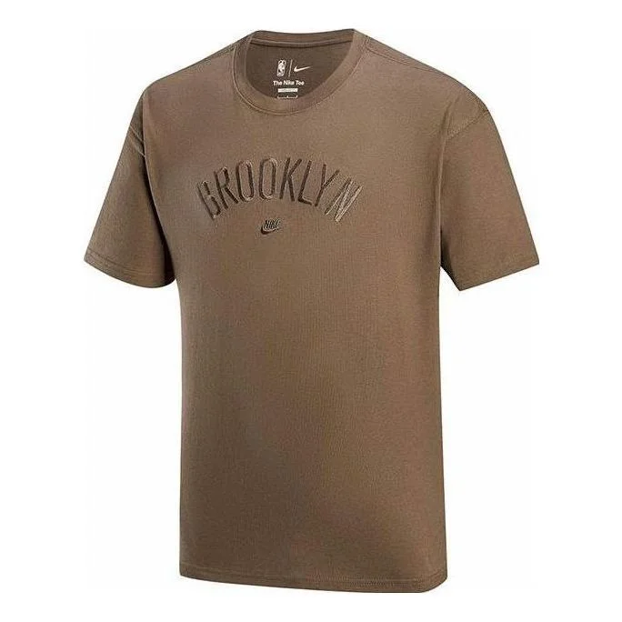 Nike NBA Brooklyn T-Shirt 'Tan' FJ0562-040 - 1