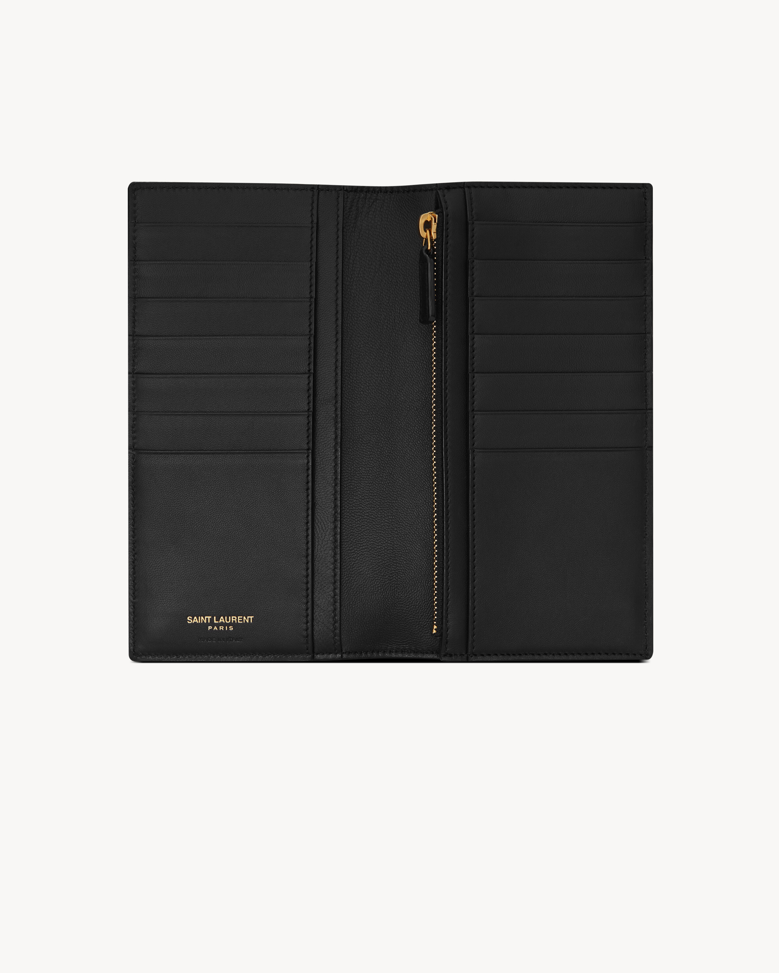 TINY CASSANDRE CONTINENTAL WALLET IN CROCODILE-EMBOSSED MATTE LEATHER - 4