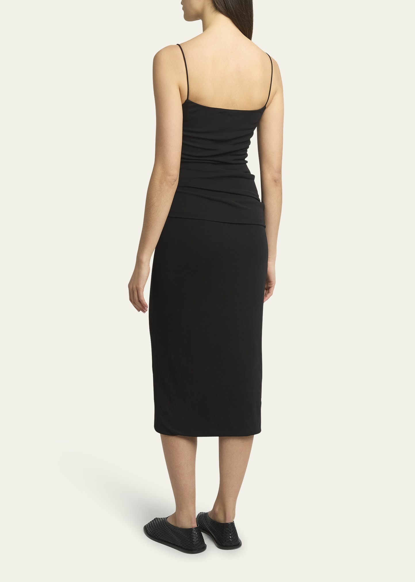 Blaire Draped Jersey Midi Dress - 3