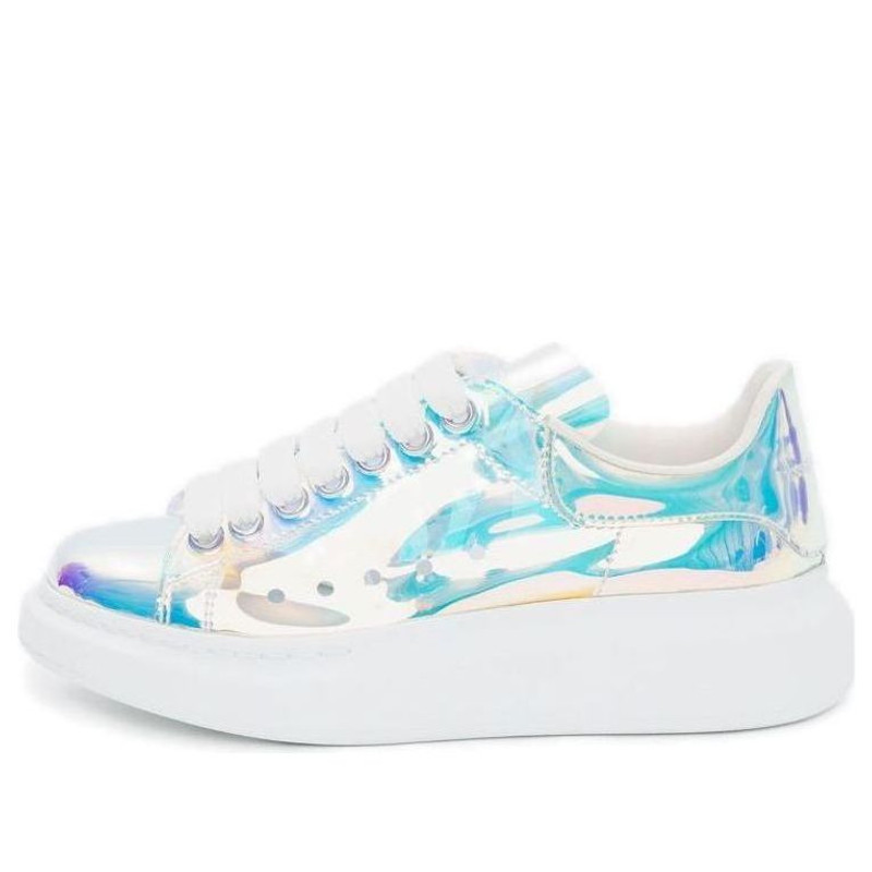 (WMNS) Alexander McQueen Oversized Sneaker 'White Multicolour' 558944W4LF28446 - 1