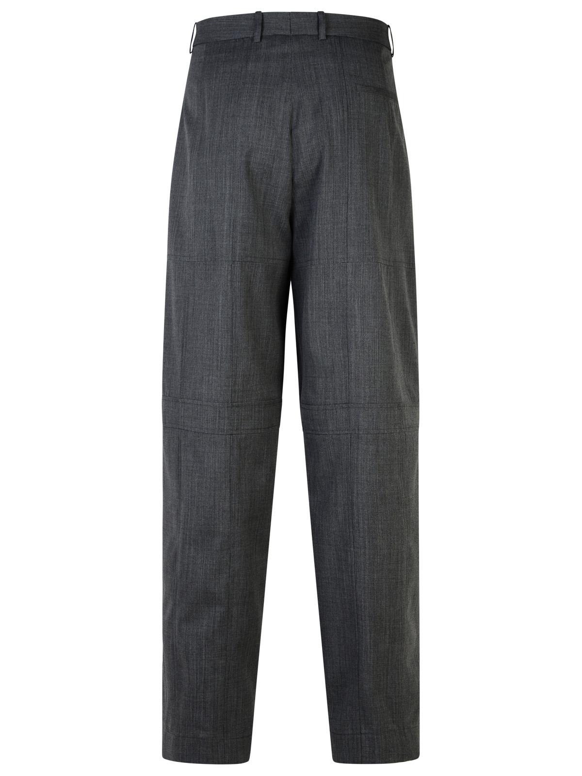 Jil Sander Grey Wool Trousers Men - 3