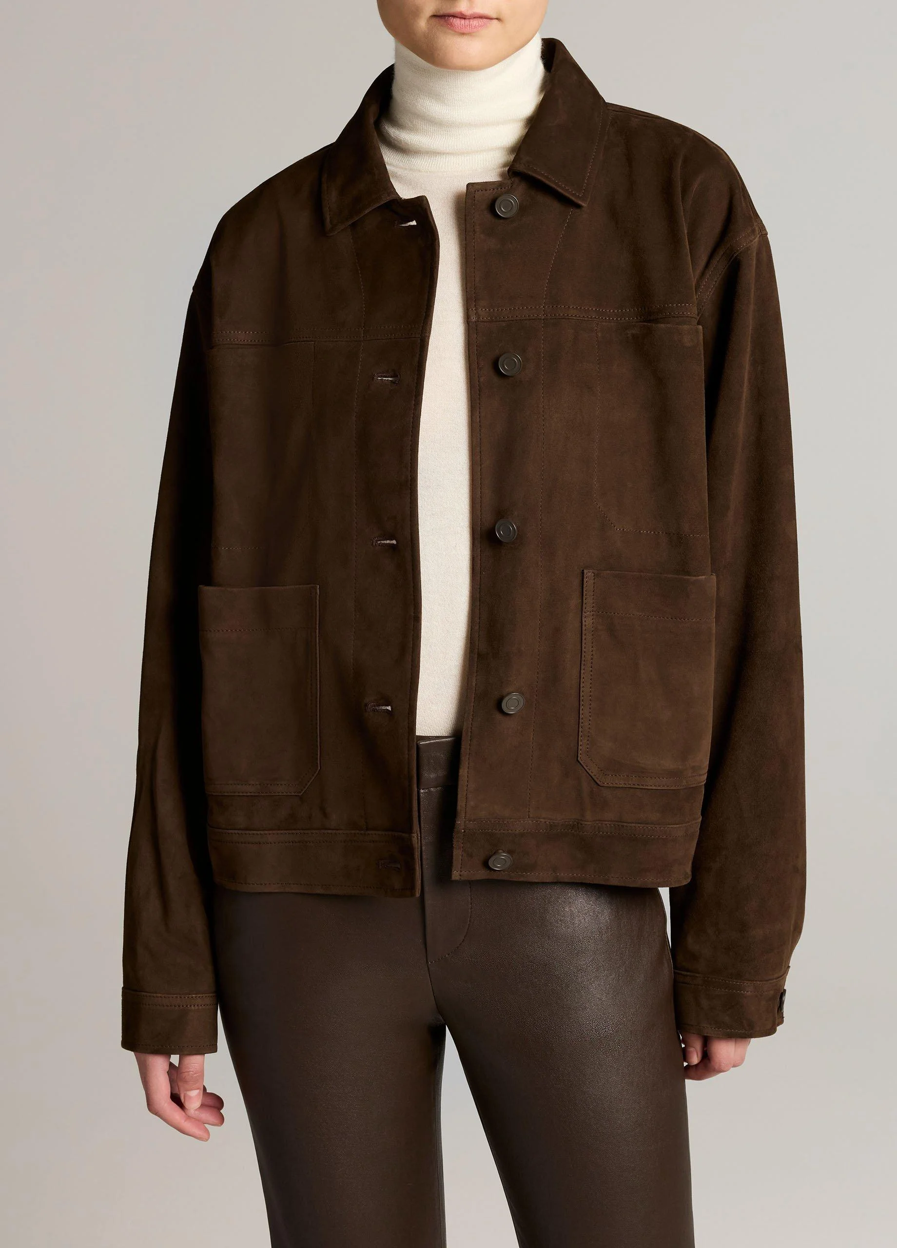 Suede Trucker Jacket - 1