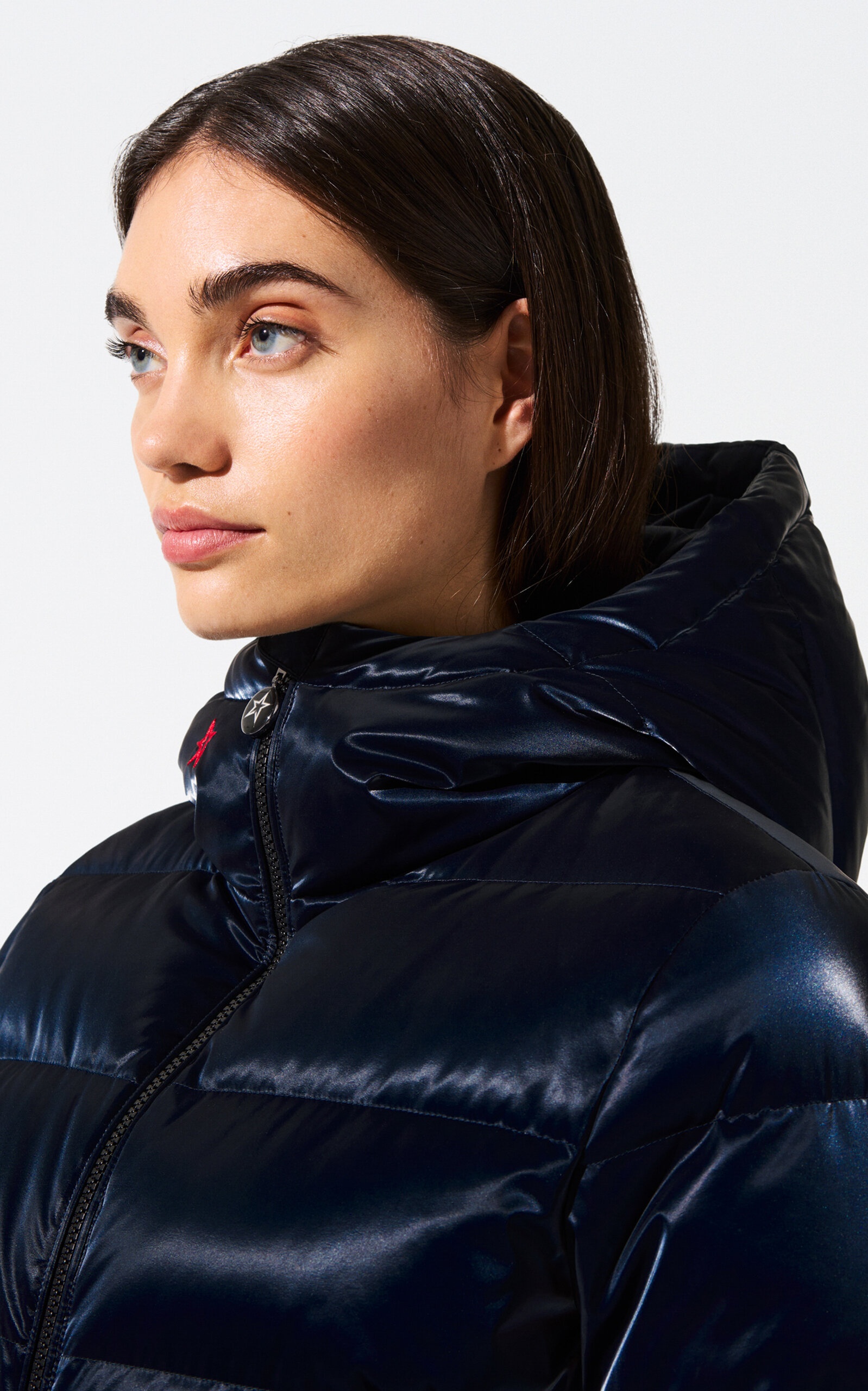 Polar Flare Nylon Ski Jacket navy - 3