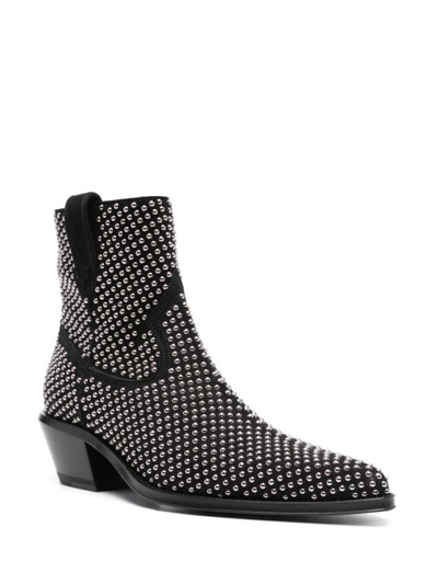Off-White Stud Texas 55mm ankle boots outlook