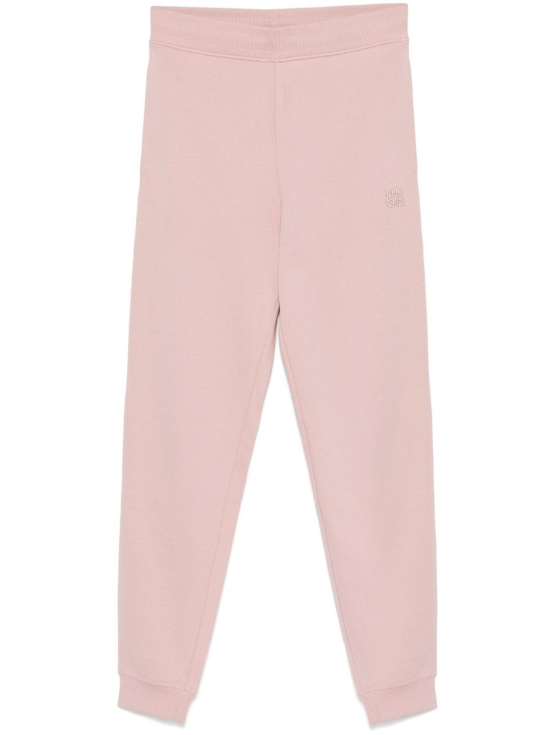 logo-embroidered track trousers 1