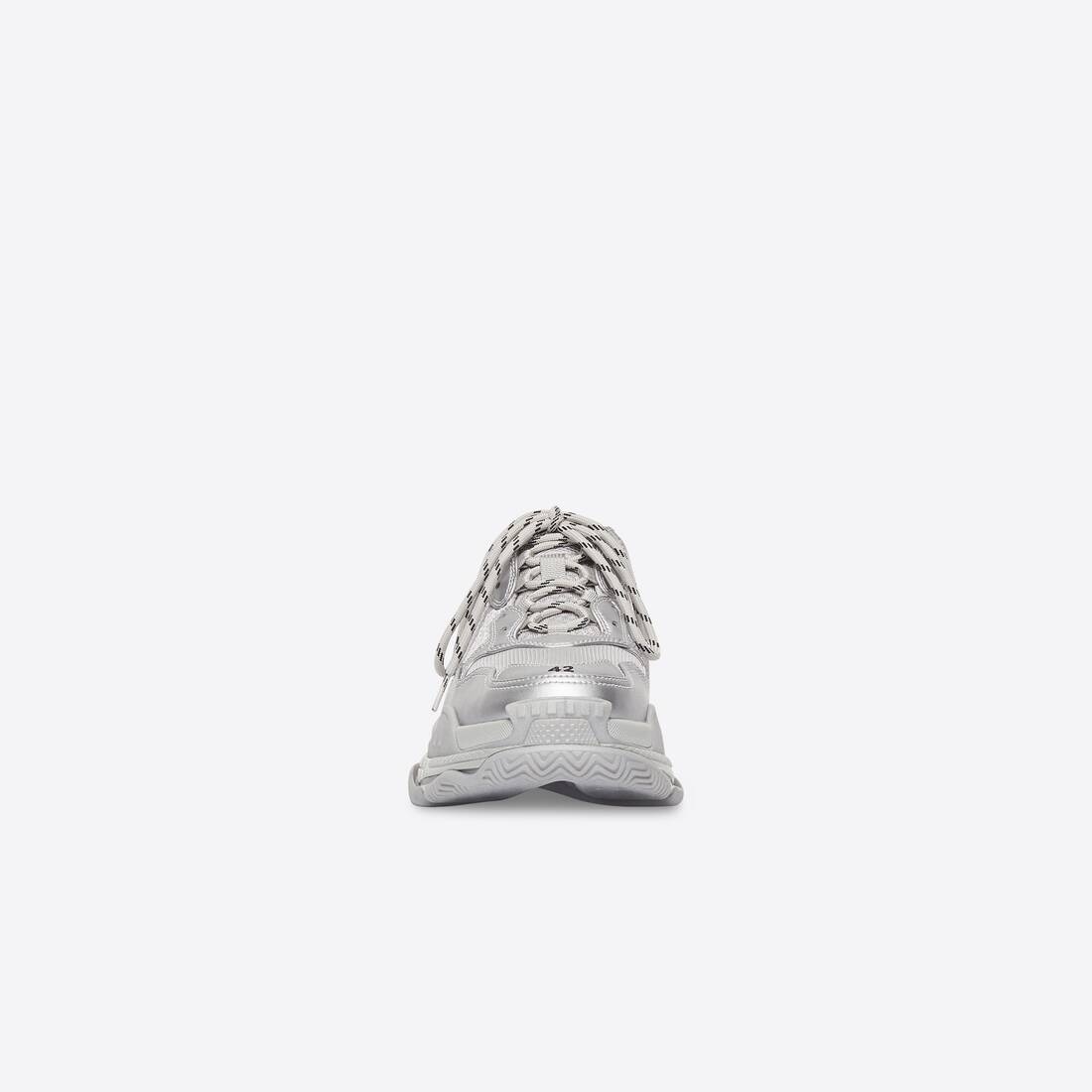 Men's Triple S Sneaker in Silver - 3