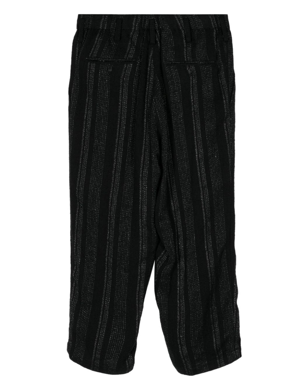 striped cropped trousers - 2