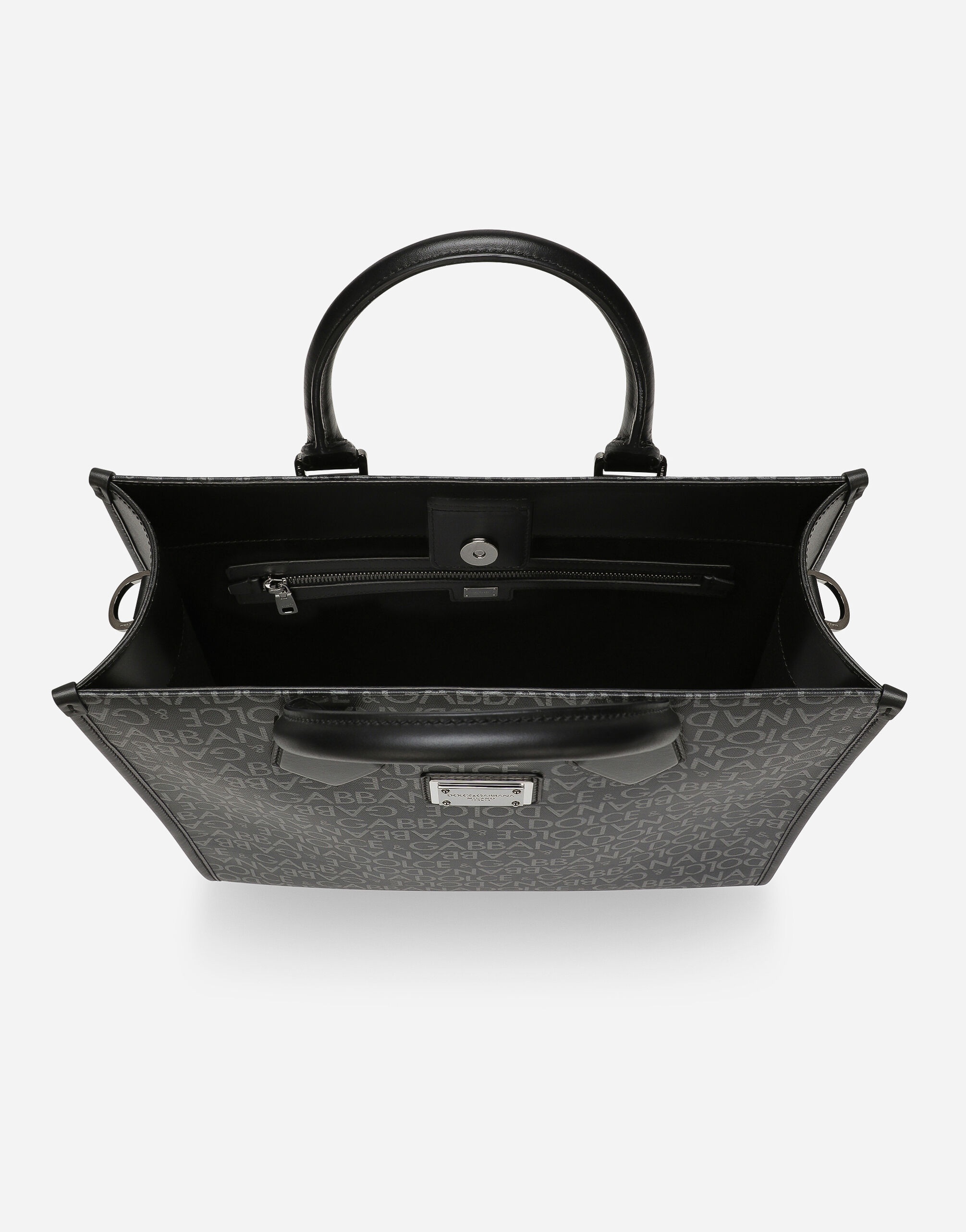 Medium coated jacquard shopper - 5