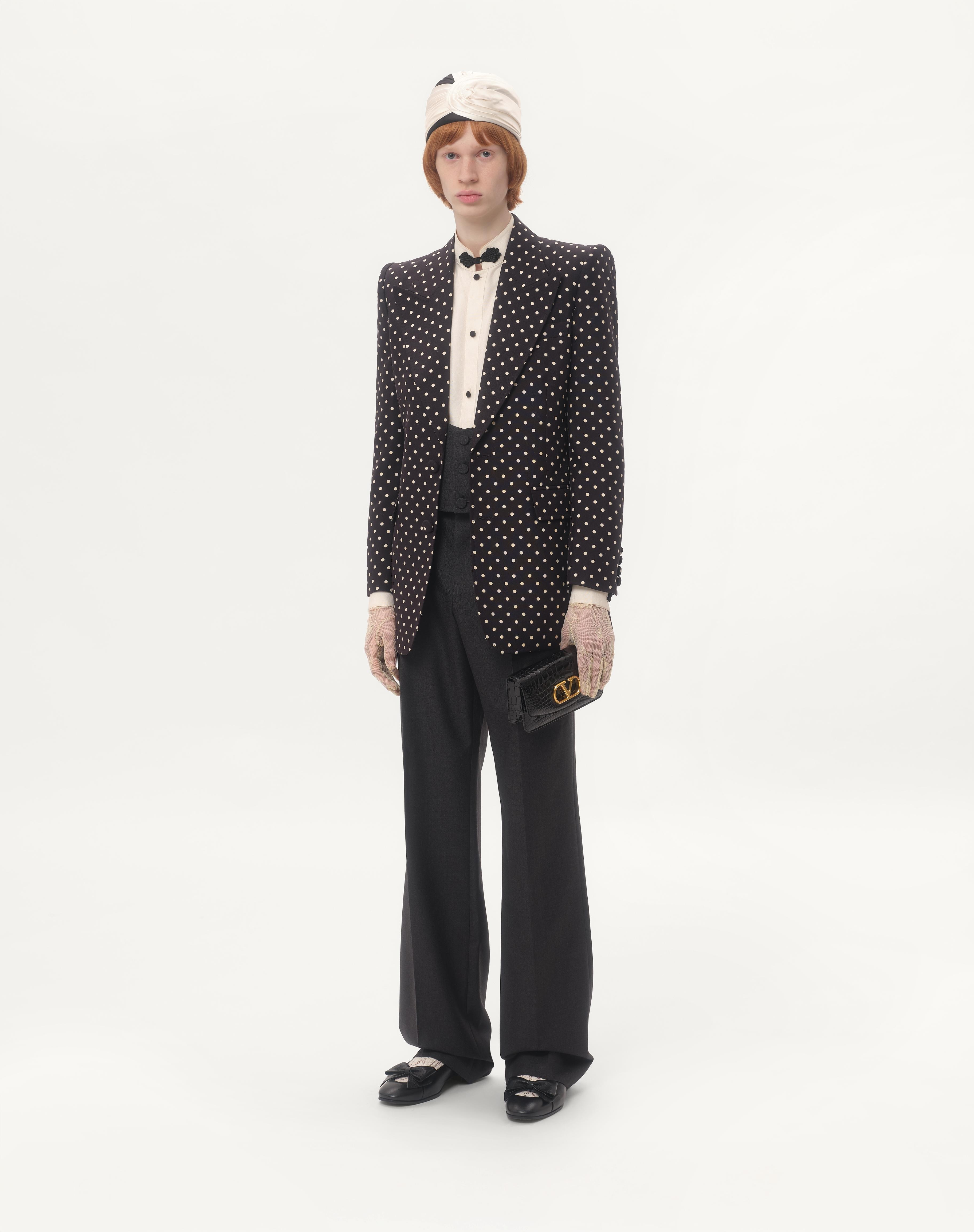 WOOL GABARDINE PANTS - 2