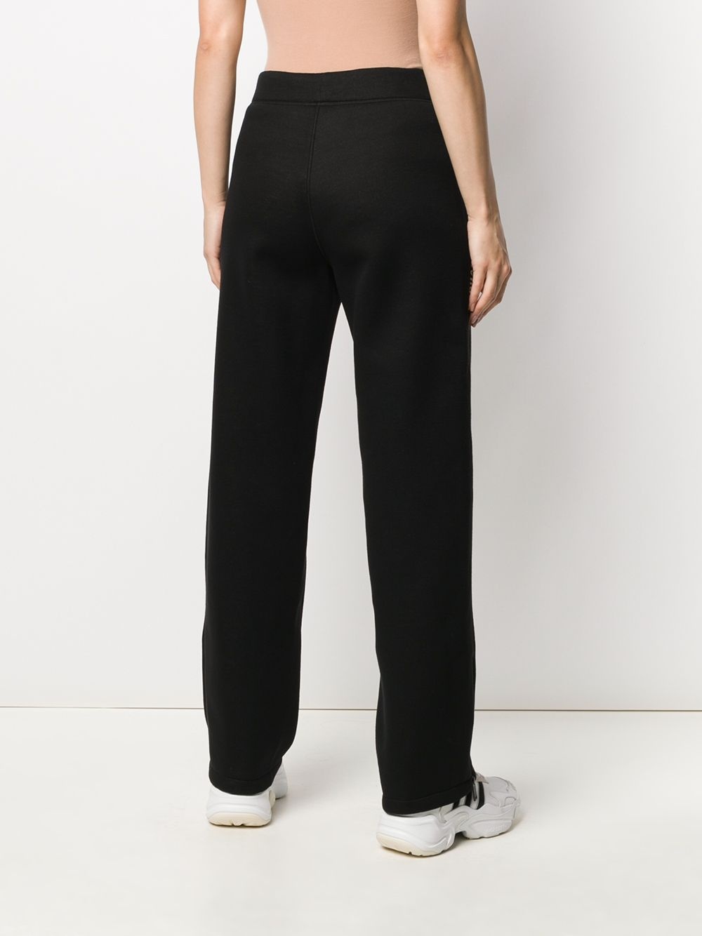 contrasting logo track pants - 4