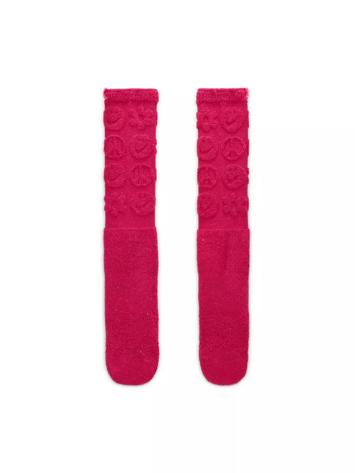 Everyday Essentials Printed Crew Socks-1PK-Pink - 2