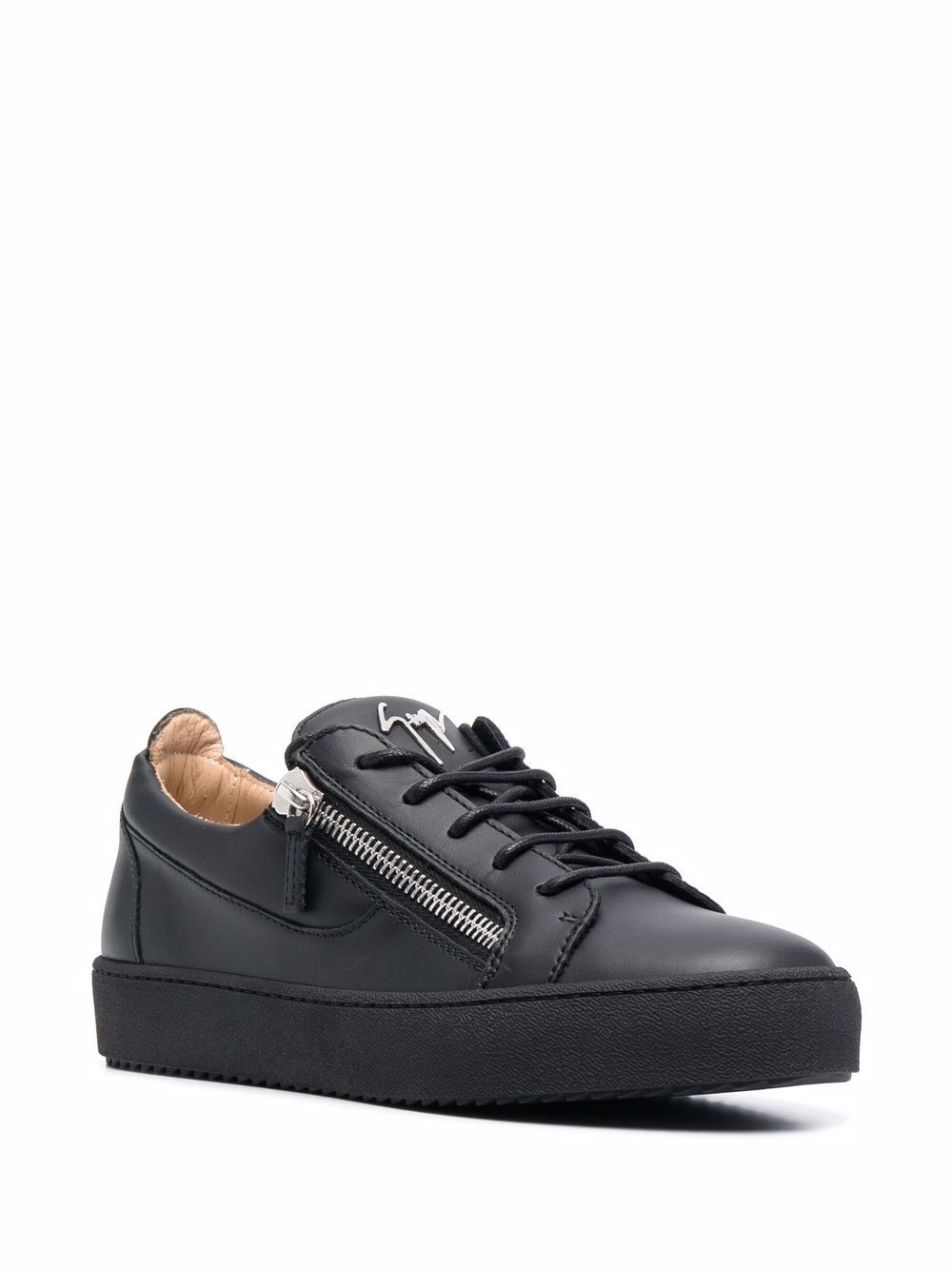 Frankie low-top zip-detail sneakers - 2